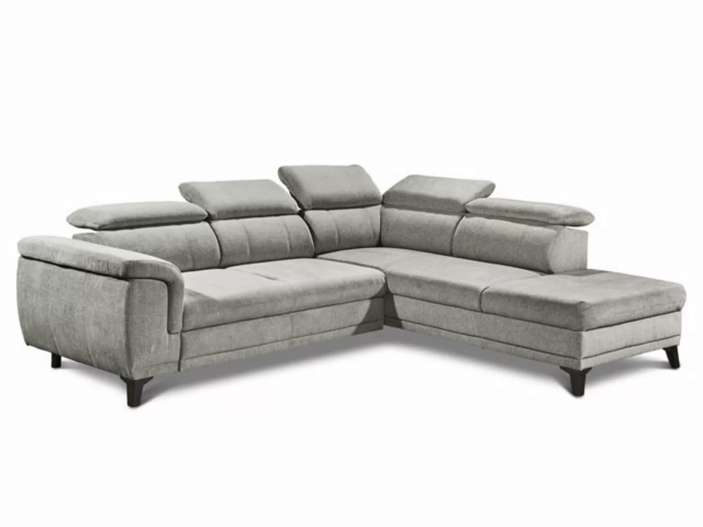 HARPER Polsterecke Polsterecke HARPER BELFAST BB 274x231 cm silber Ecksofa günstig online kaufen