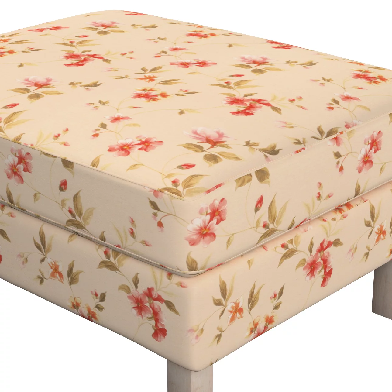 Bezug für Karlstad Hocker, creme-rosa, Husse, Karstadt Hocker, Londres (143 günstig online kaufen