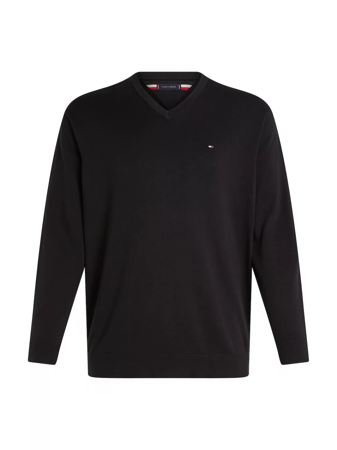 Tommy Hilfiger Big & Tall V-Ausschnitt-Pullover BT-WCC ESSENTIAL V NECK-B G günstig online kaufen