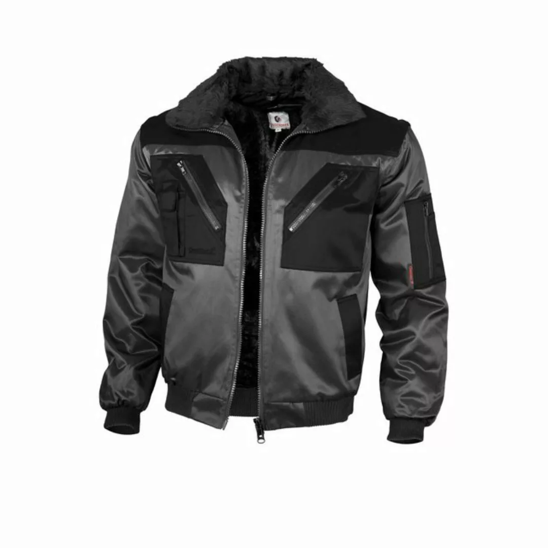 Qualitex Workwear Pilotenjacke modische 4-in-1 Arbeitsjacke aus Mischgewebe günstig online kaufen