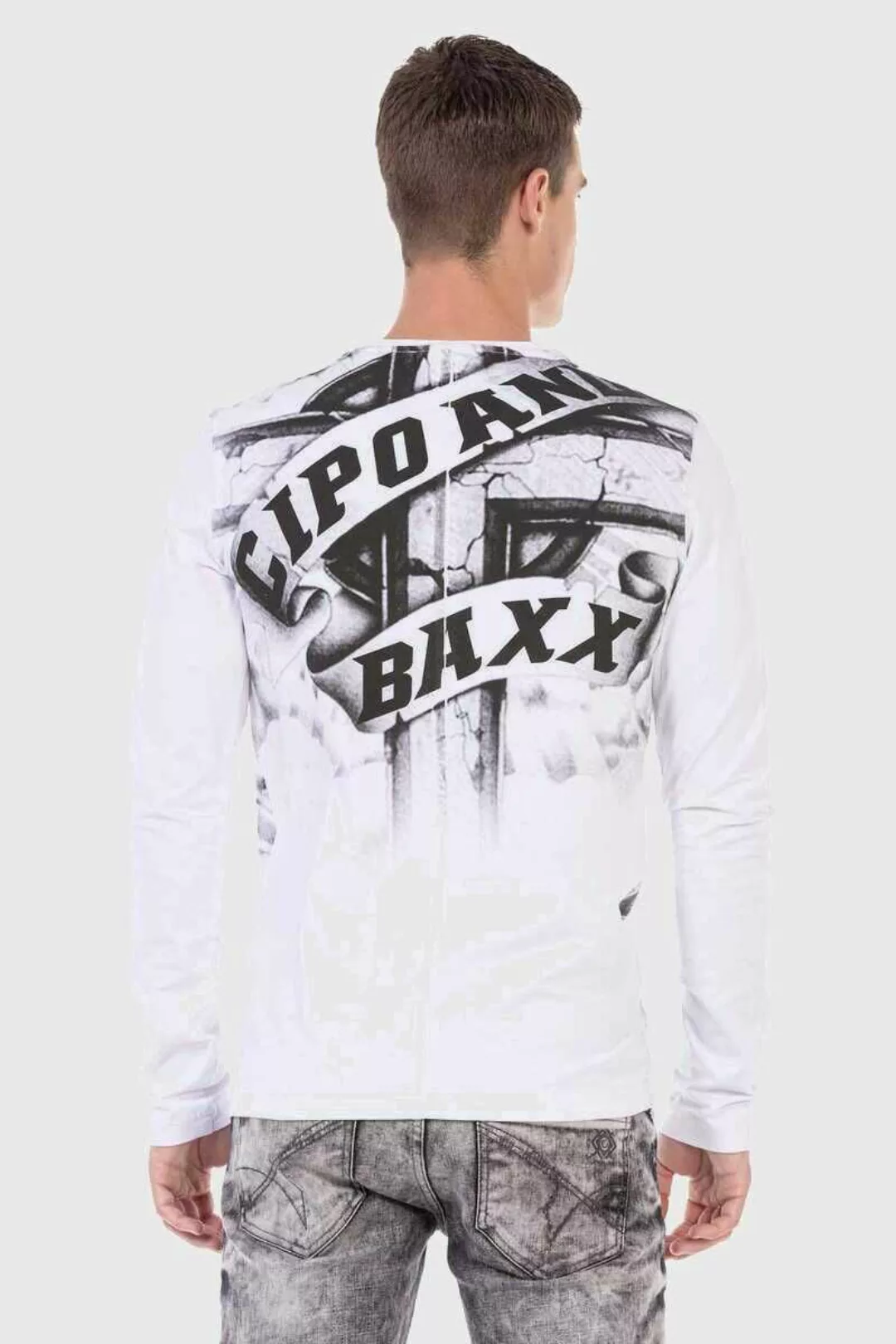 Cipo & Baxx T-Shirt "Sweatshirts", mit coolem Print günstig online kaufen