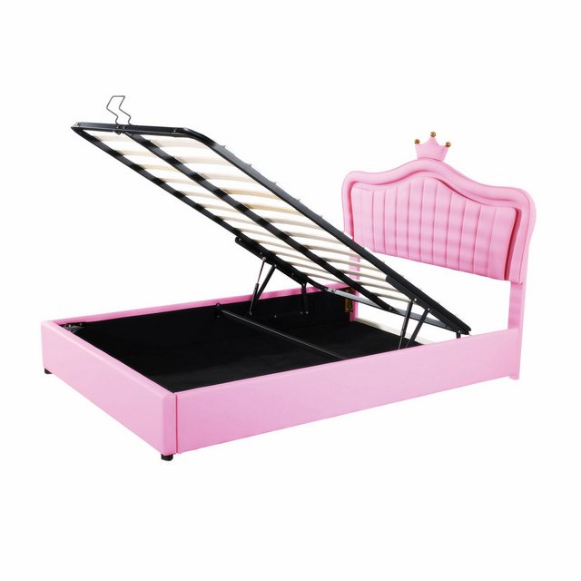 OKWISH Bett Kinderbett Polsterbet Gästebett (hydraulisches Stauraumbett, Kr günstig online kaufen