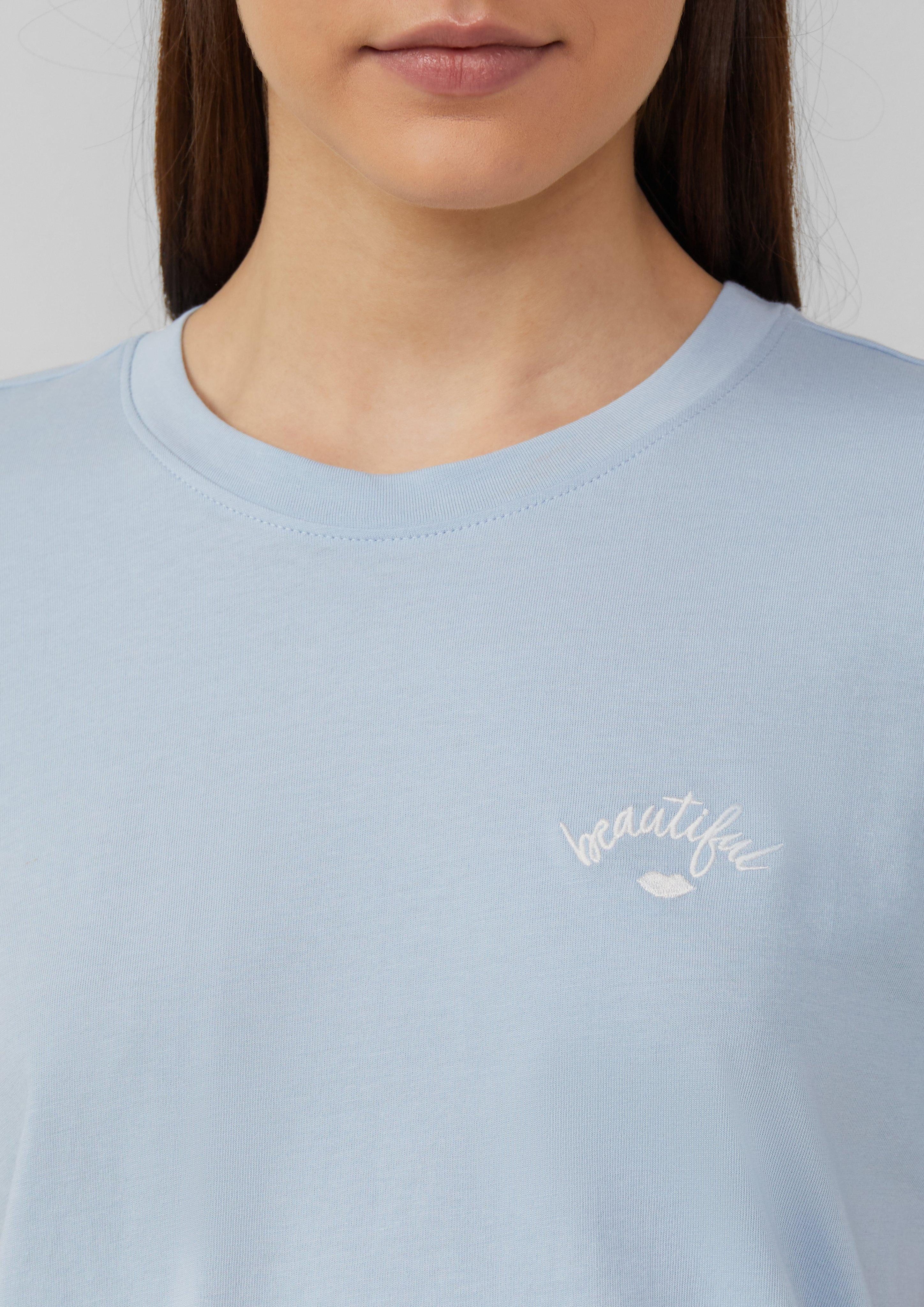 s.Oliver Kurzarmshirt Jerseyshirt aus Baumwolle mit günstig online kaufen