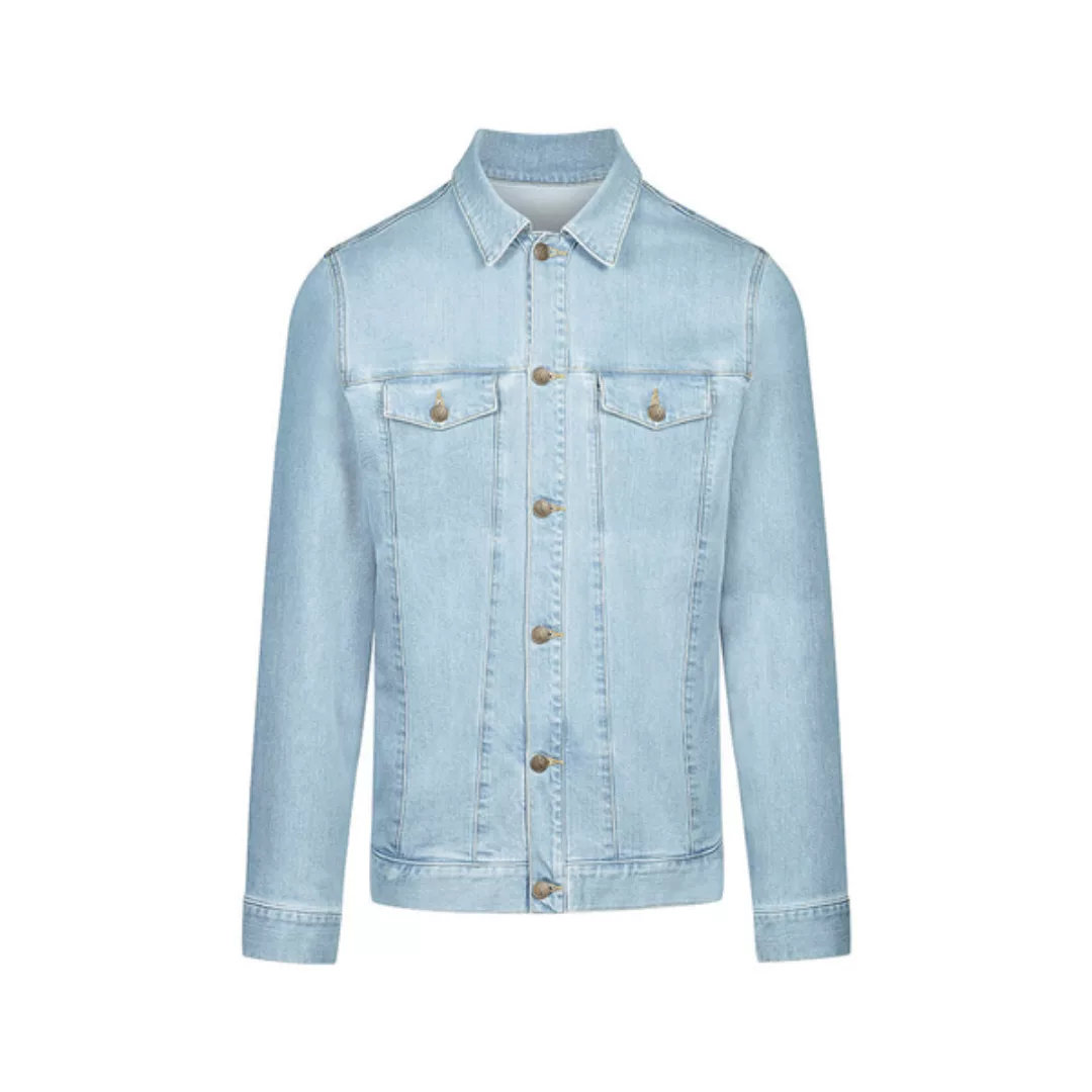 Jeans Jacke Lyocell (Tencel) Hellblau günstig online kaufen