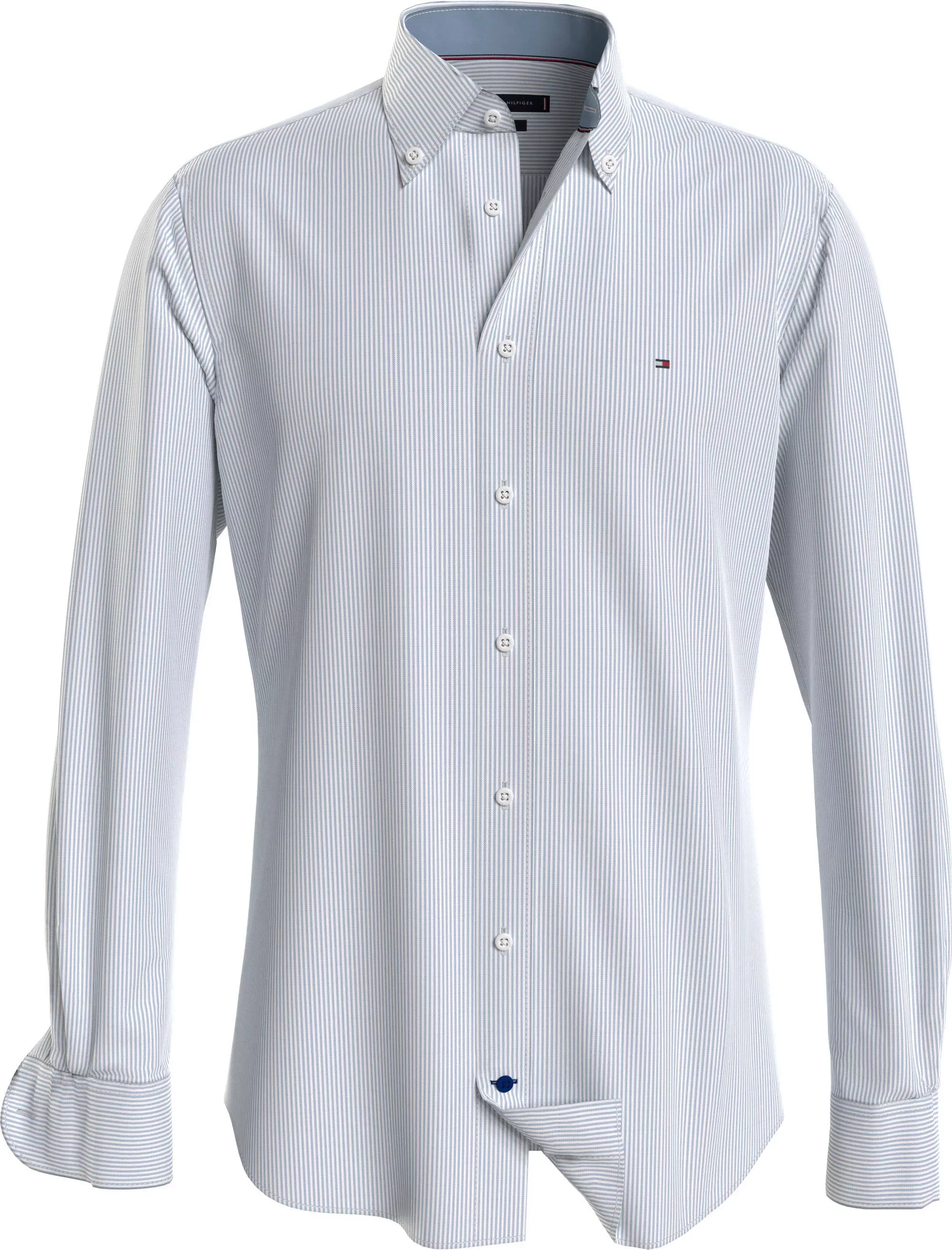 Tommy Hilfiger TAILORED Streifenhemd CL-W OXFORD STRIPE SF SHIRT mit dezent günstig online kaufen