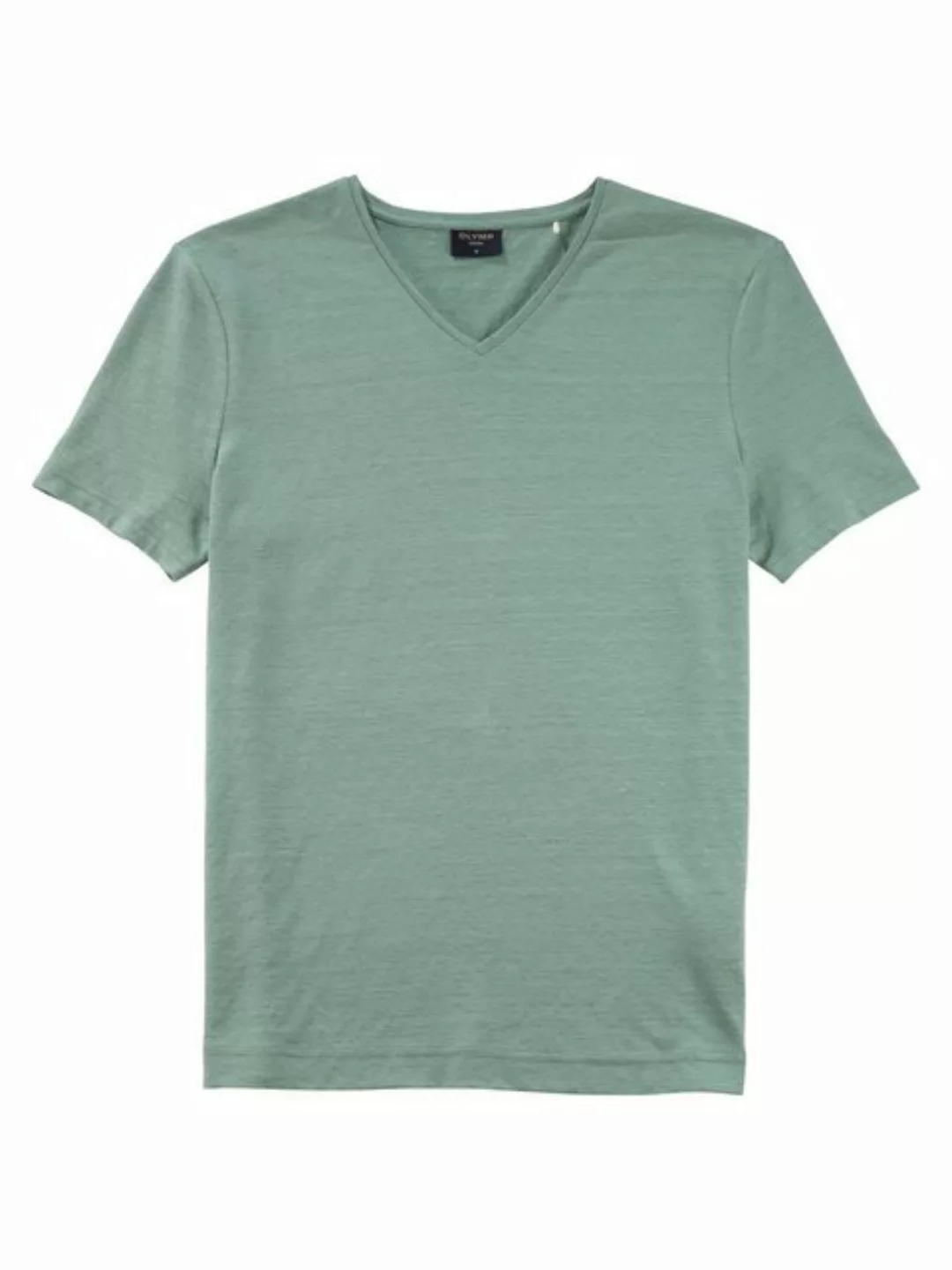 OLYMP T-Shirt Linen V-Neck T-Shirt günstig online kaufen