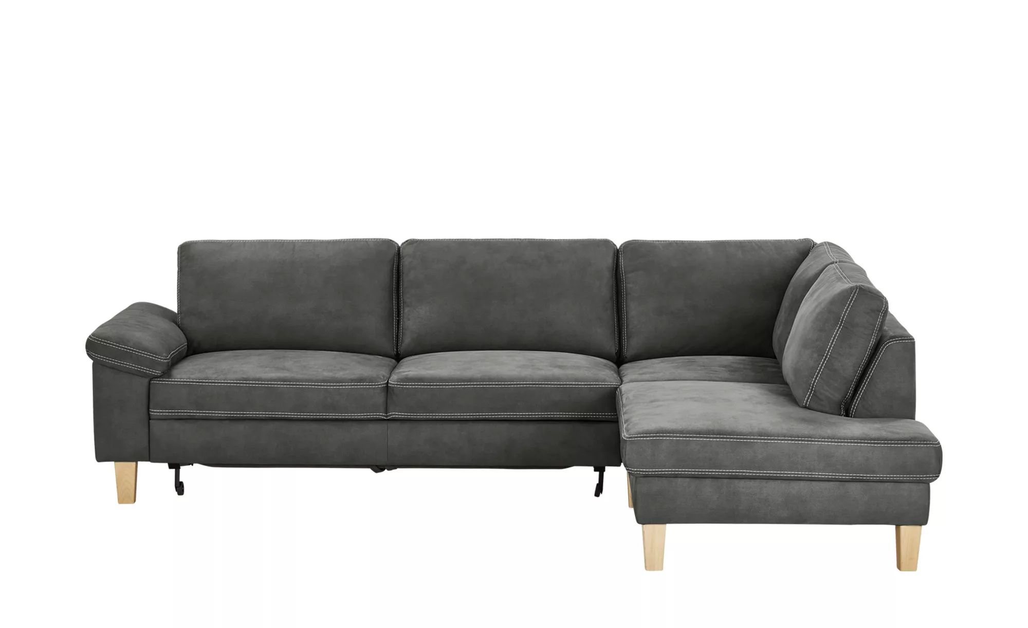 Ecksofa - grau - 86 cm - Polstermöbel > Sofas > Ecksofas - Möbel Kraft günstig online kaufen