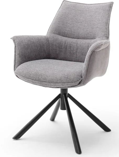 MCA furniture Esszimmerstuhl »KONYA«, Chenille, 2er-Set, 360° drehbar, Bela günstig online kaufen