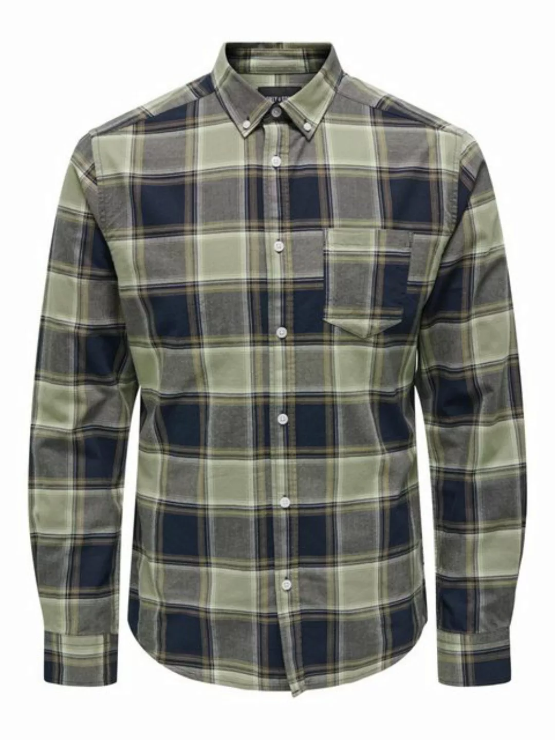 ONLY & SONS Karohemd ONSALVARO LS OXFORD CHECK SHIRT 5979 günstig online kaufen