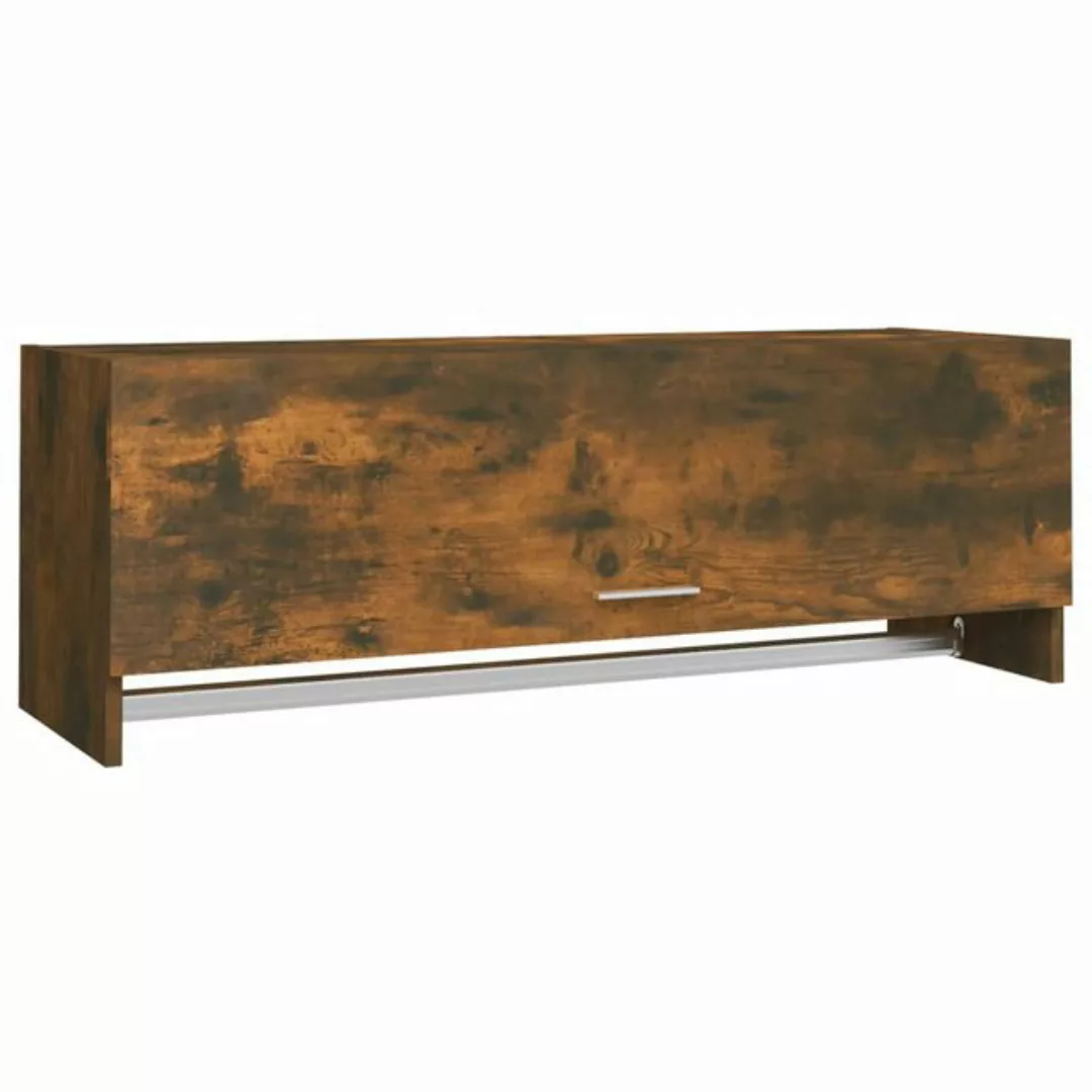 vidaXL Kleiderschrank Mehrzweckschrank Räuchereiche 100x32,5x35 cm Holzwerk günstig online kaufen