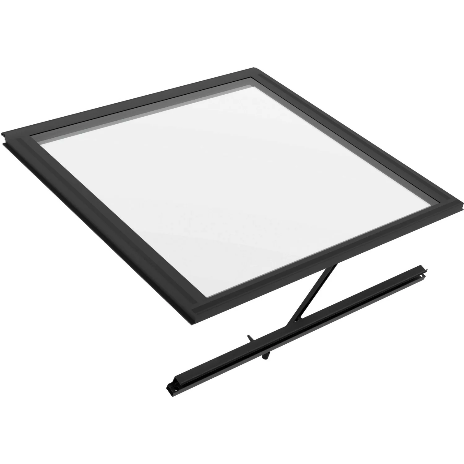 Vitavia Seitenfenster Z mit ESG Schwarz 70,8 cm x 86,2 cm günstig online kaufen