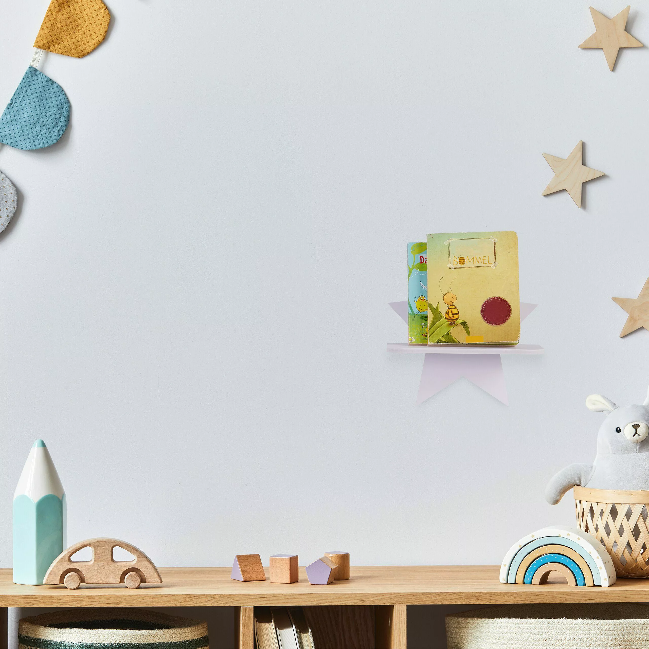 relaxdays Wandregal Stern Kinderzimm günstig online kaufen