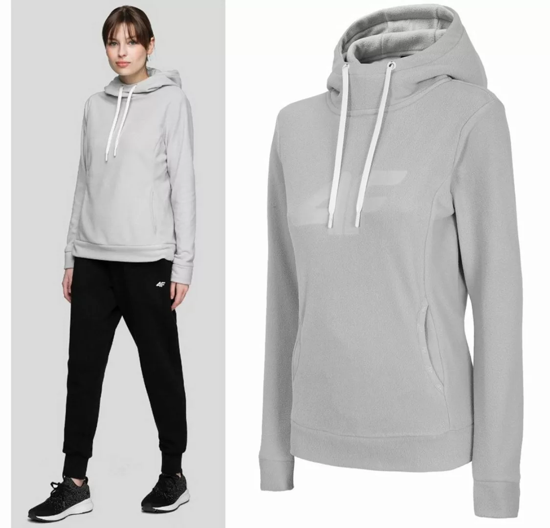 4F Trekkingjacke 4Fwarm - wärmender Damen Thermofleece Pullover, grau günstig online kaufen