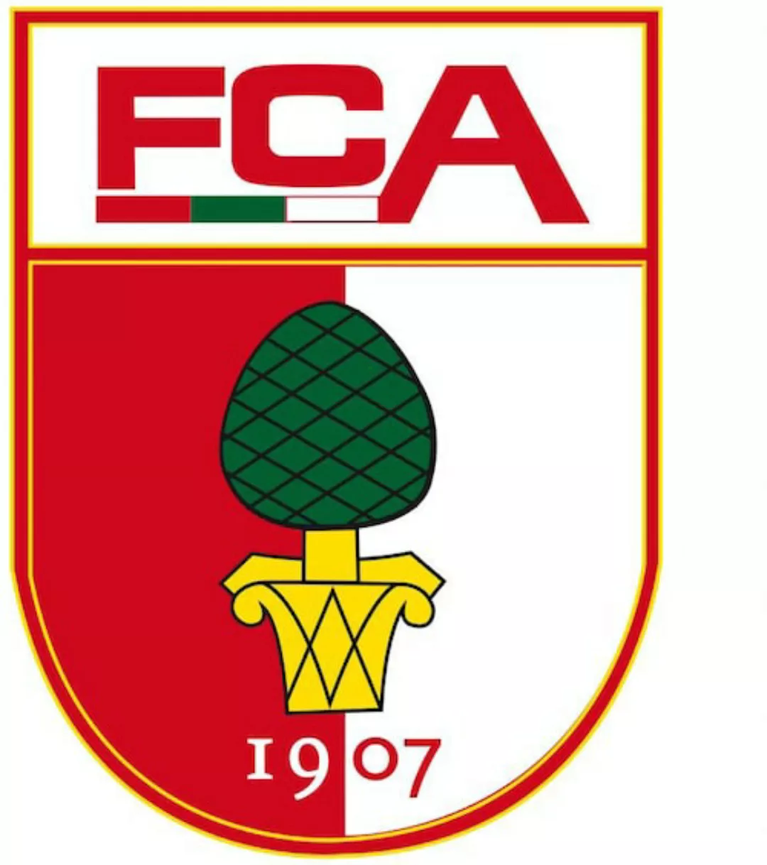 Wall-Art Wandtattoo »Fußball FC Augsburg Logo«, (1 St.), selbstklebend, ent günstig online kaufen