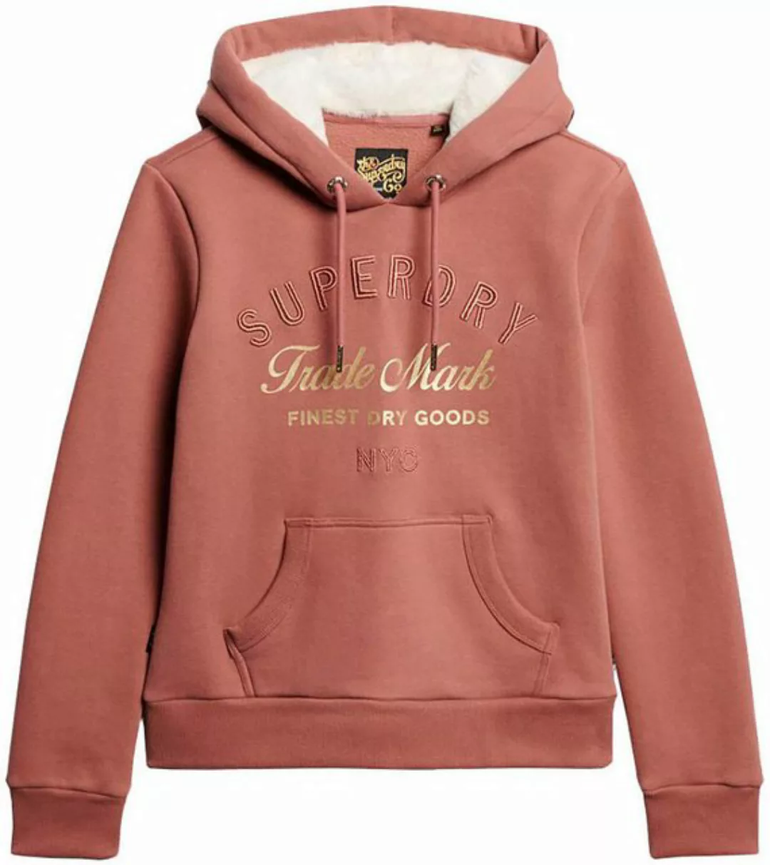 Superdry Kapuzensweatshirt Luxe Metallic Logo Hoodie günstig online kaufen