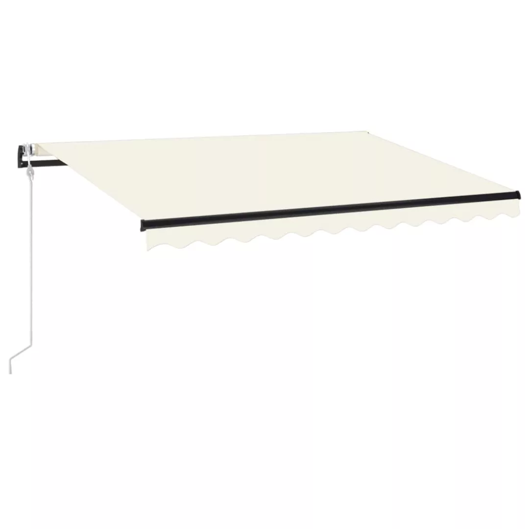 Automatische Markise Mit Led & Windsensor 350x250 Cm Creme günstig online kaufen