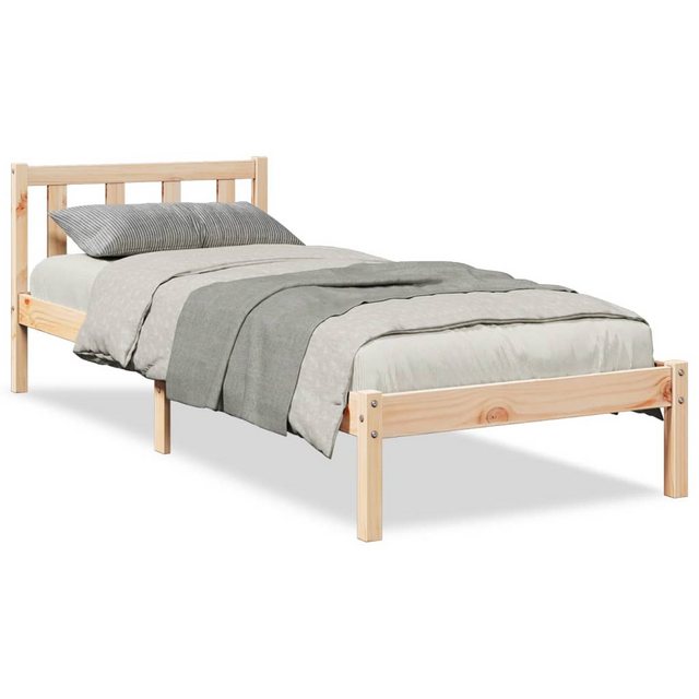 vidaXL Bett, Massivholzbett Extra Lang ohne Matratze 80x210 cm Kiefernholz günstig online kaufen