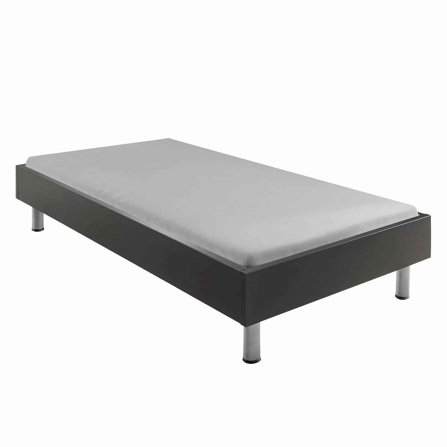 home24 Wimex Bettgestell Easy Beds 90x200 cm Spanplatte Graphit Modern günstig online kaufen