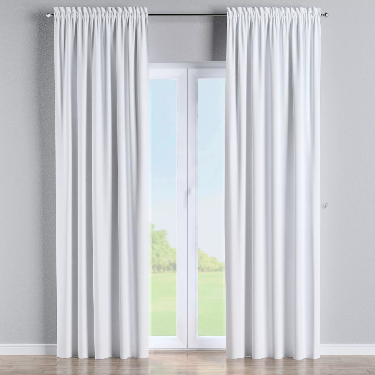 Vorhang mit Tunnel und Köpfchen, weiß, Blackout FR Premium (269-26) günstig online kaufen