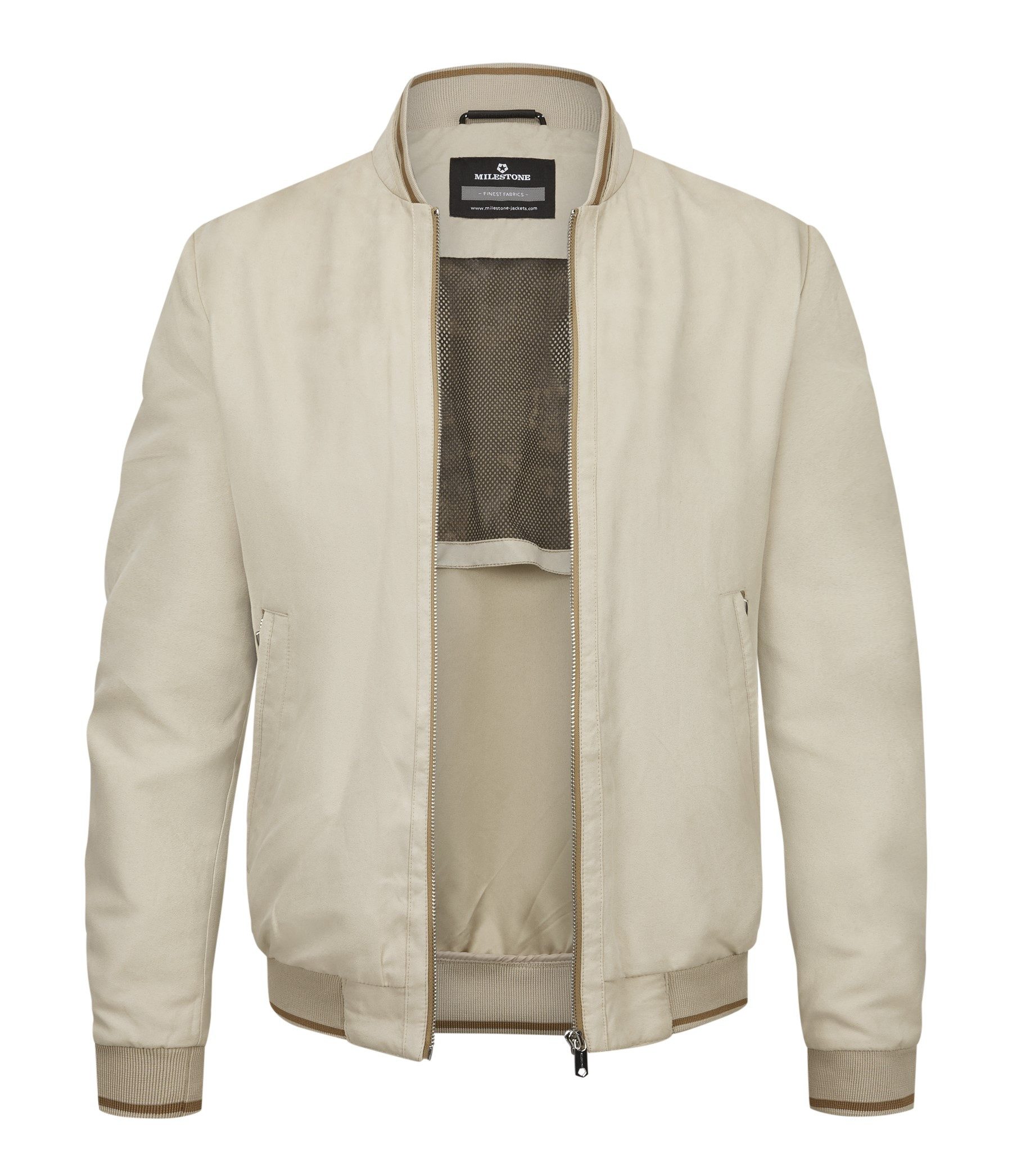 Milestone Blouson MSMichigan in Velours-Optik atmungsaktiv günstig online kaufen