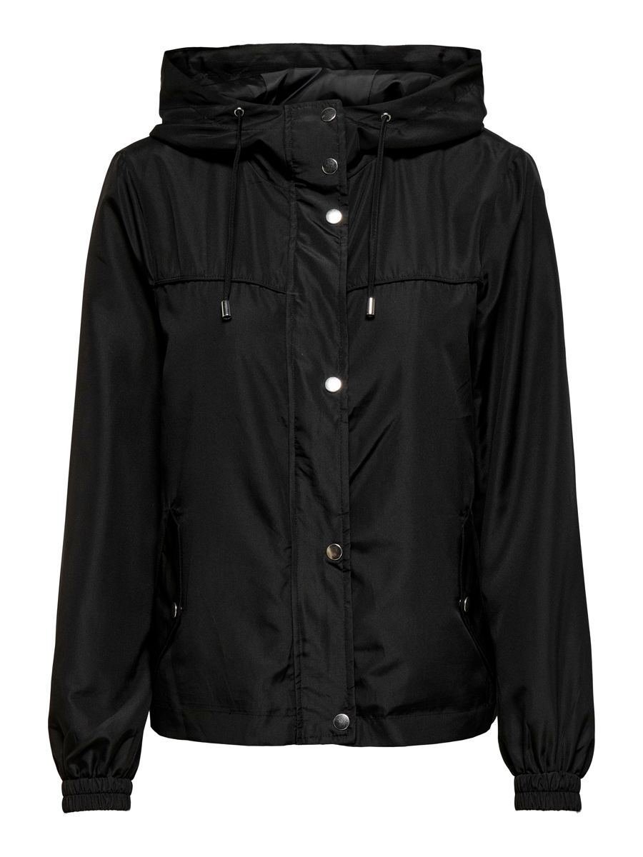 ONLY Kurze Einfarbige Jacke Damen Schwarz günstig online kaufen