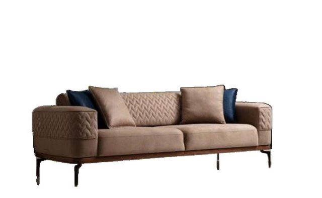 JVmoebel Sofa Luxus Sofa Design Dreisitzer Moderne Couch Taupe Neu, Made in günstig online kaufen