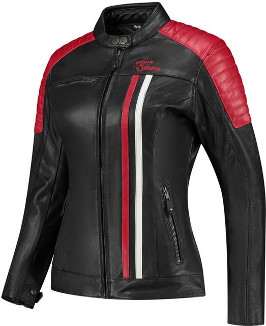 Rusty Stitches Motorradjacke Alice Damen Motorrad Lederjacke günstig online kaufen