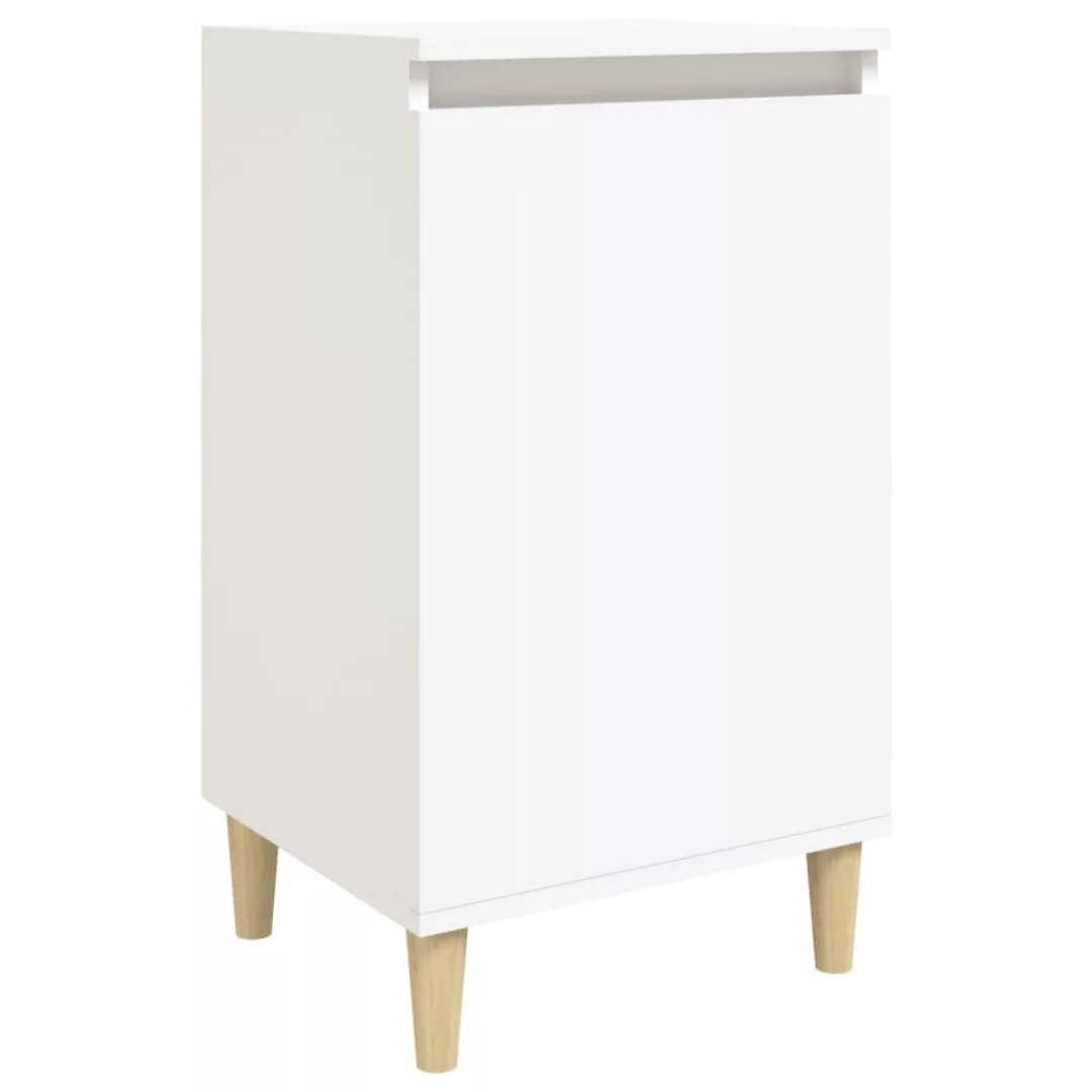 Vidaxl Nachttisch Weiß 40x35x70 Cm Holzwerkstoff günstig online kaufen