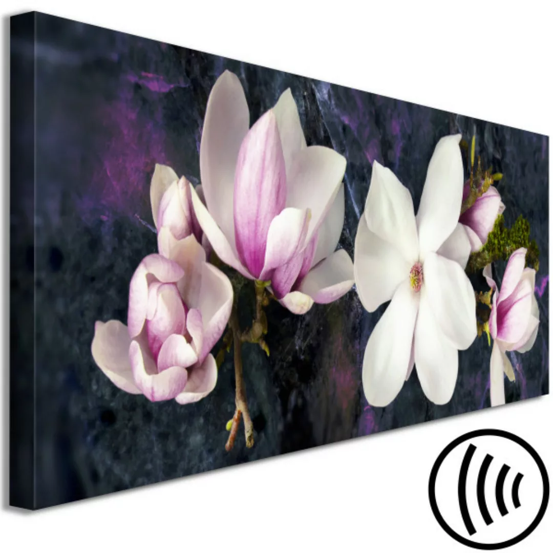 Leinwandbild Avant-Garde Magnolia (1 Part) Narrow Violet XXL günstig online kaufen