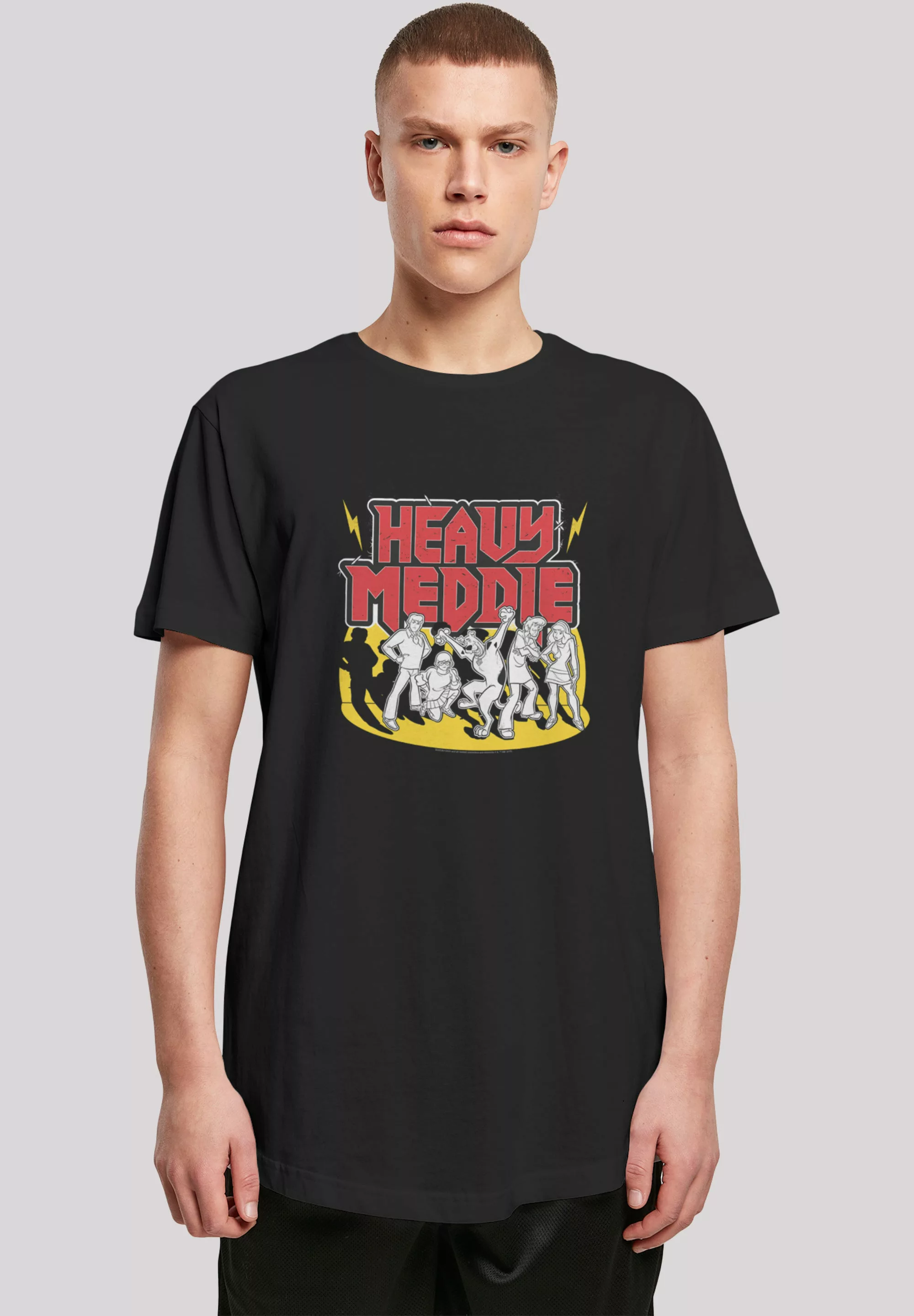 F4NT4STIC T-Shirt "Scooby Doo Heavy Meddle -BLK", Herren,Premium Merch,Lang günstig online kaufen