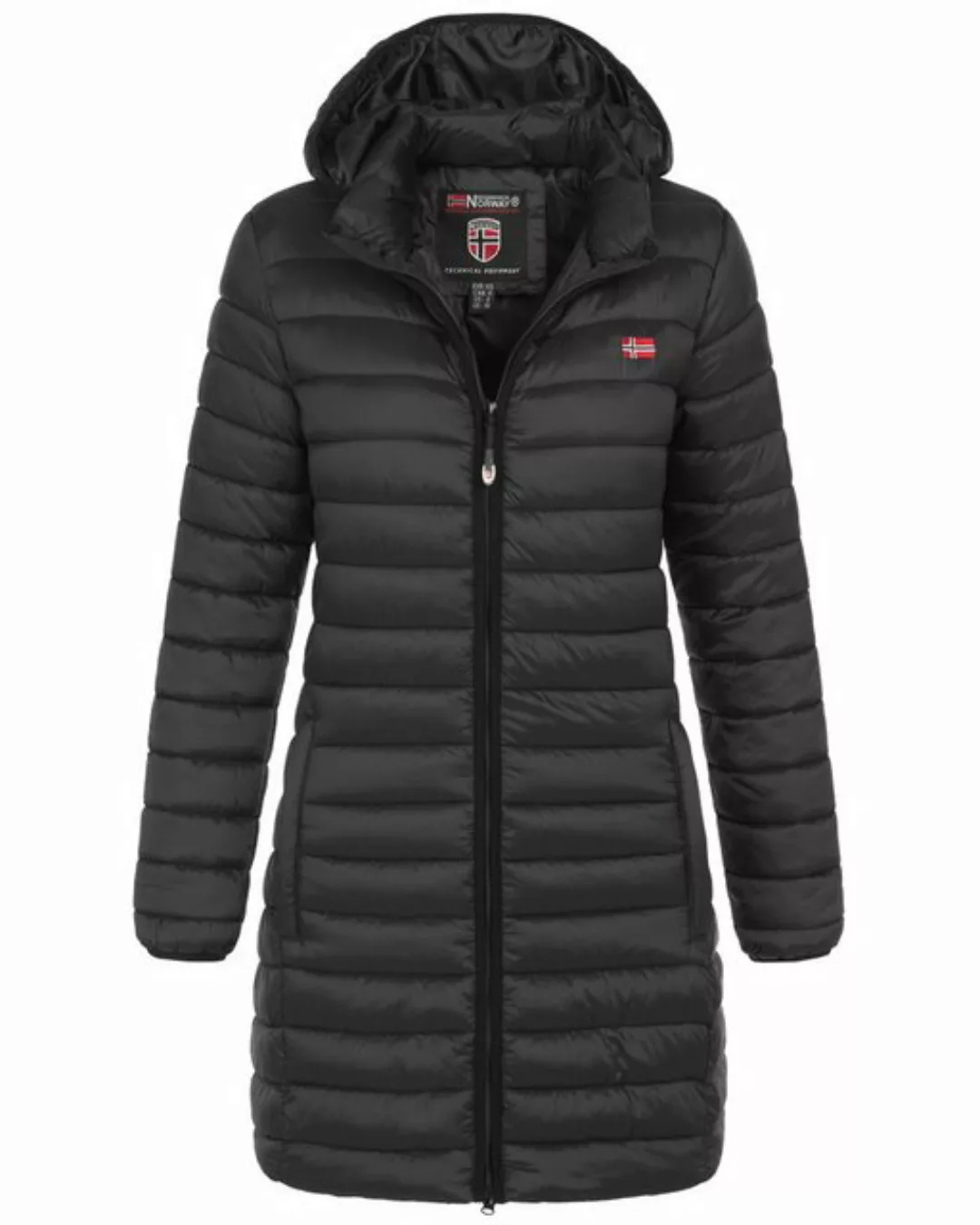 Geographical Norway Steppmantel Winter Jacke Steppjacke Parka Lange Kapuzen günstig online kaufen