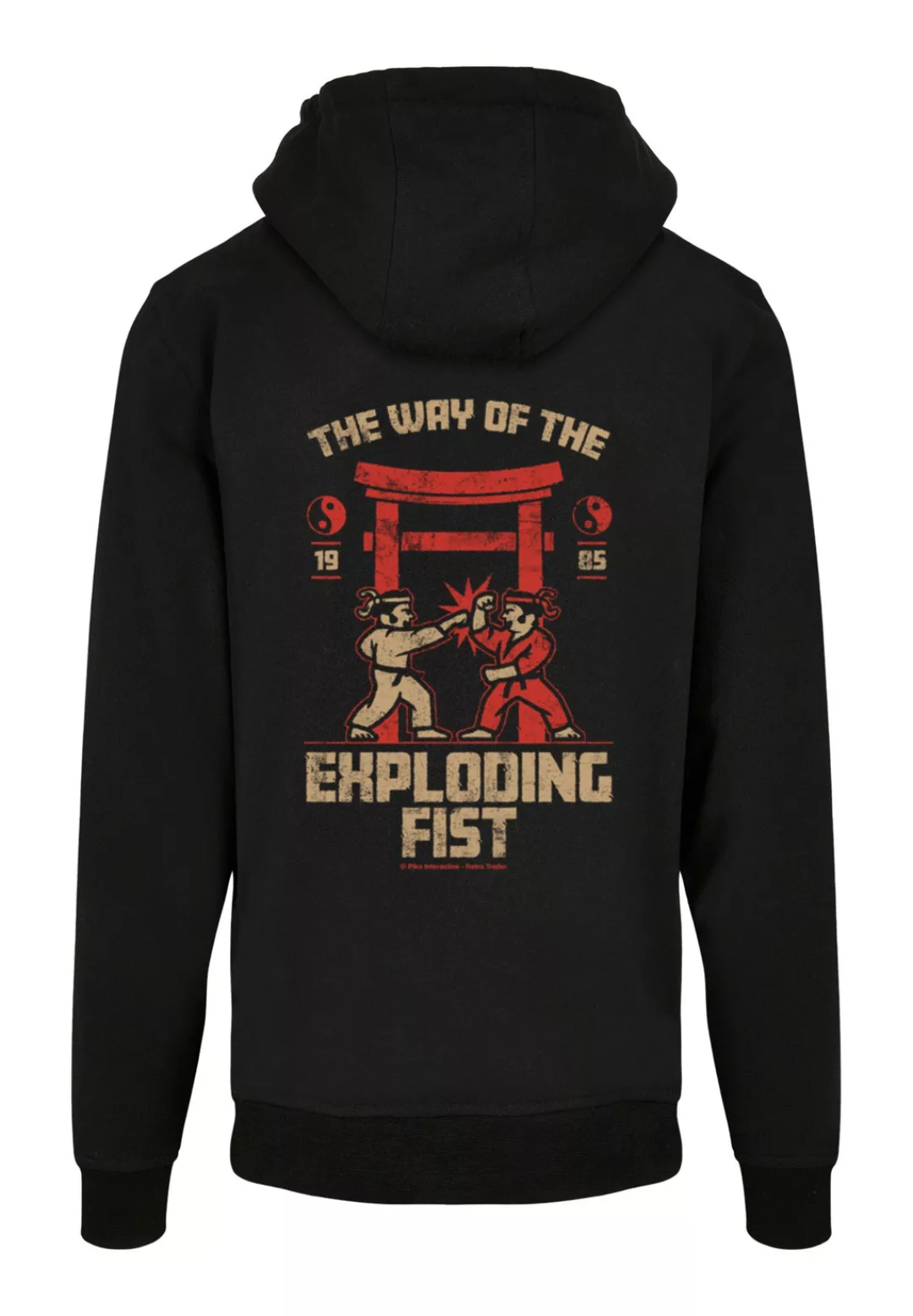 F4NT4STIC Kapuzenpullover "Retro Gaming The Way of the Exploding Fist", Pri günstig online kaufen