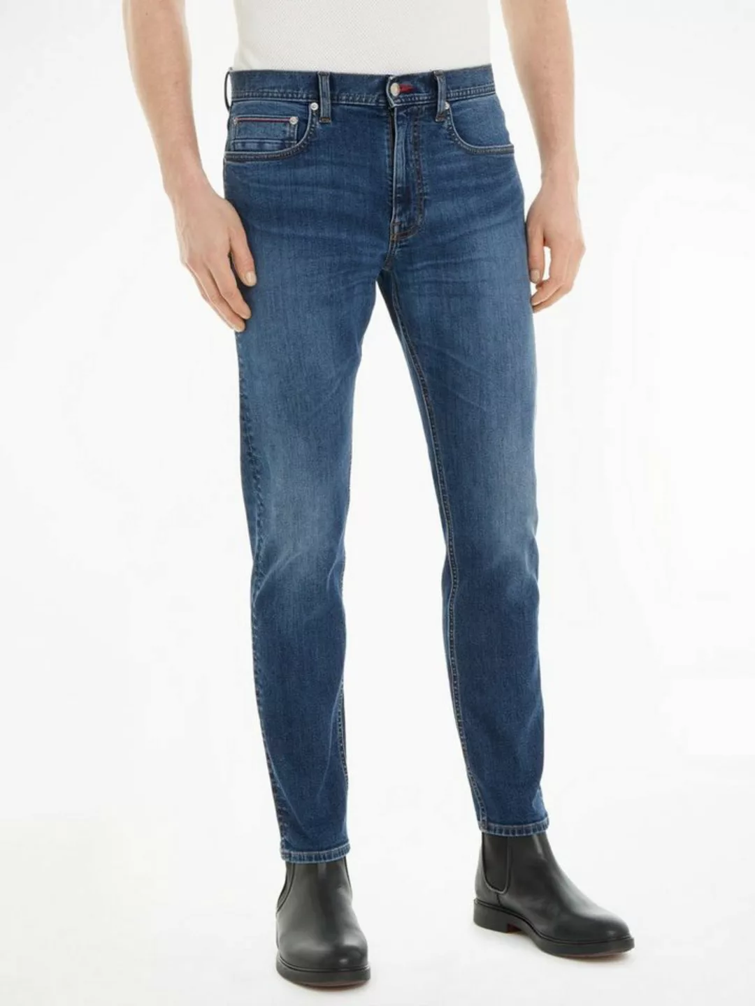 Tommy Hilfiger 5-Pocket-Jeans TAPERED HOUSTON TH FLEX TUMON günstig online kaufen