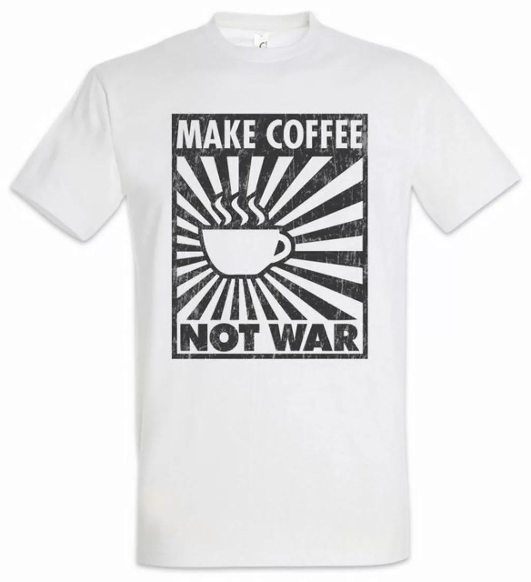 Urban Backwoods Print-Shirt Make Coffee Not War Herren T-Shirt Koffein Kaff günstig online kaufen