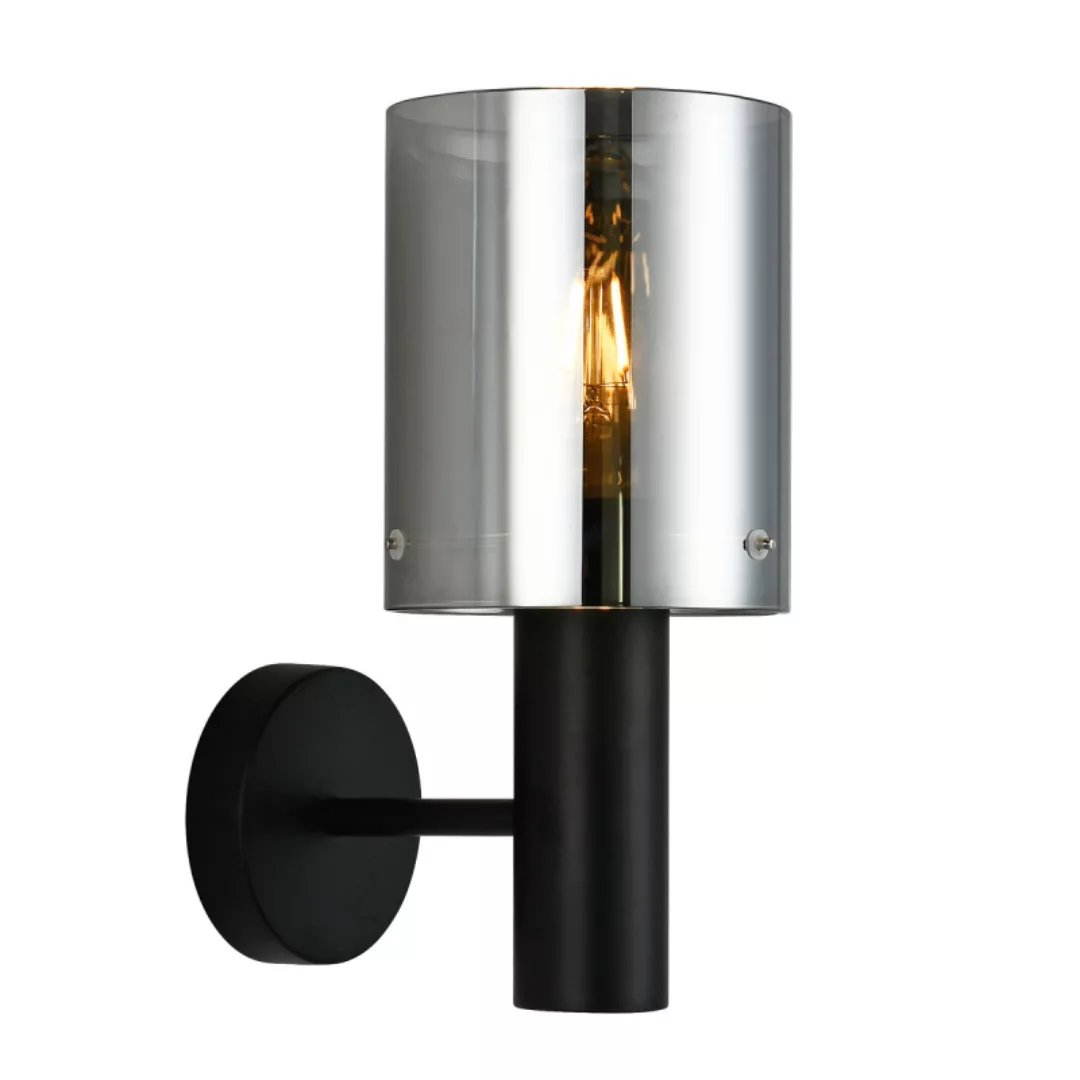 Wandlampe Sardo WL-5581-1A-BK+SG günstig online kaufen