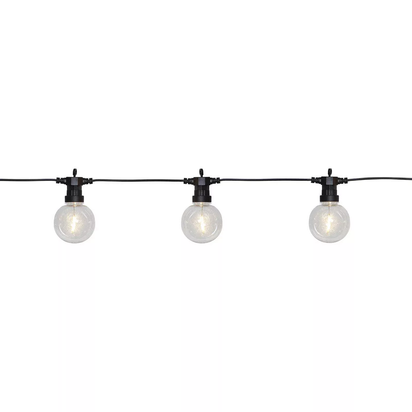 LED Lichterkette Big Circus Filament in Schwarz 10x 0,18W 219lm IP44 günstig online kaufen