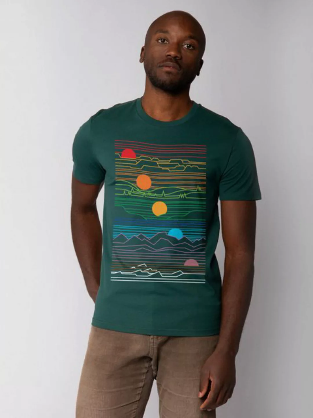 wat? Apparel Print-Shirt Sun And Moon (1-tlg) günstig online kaufen