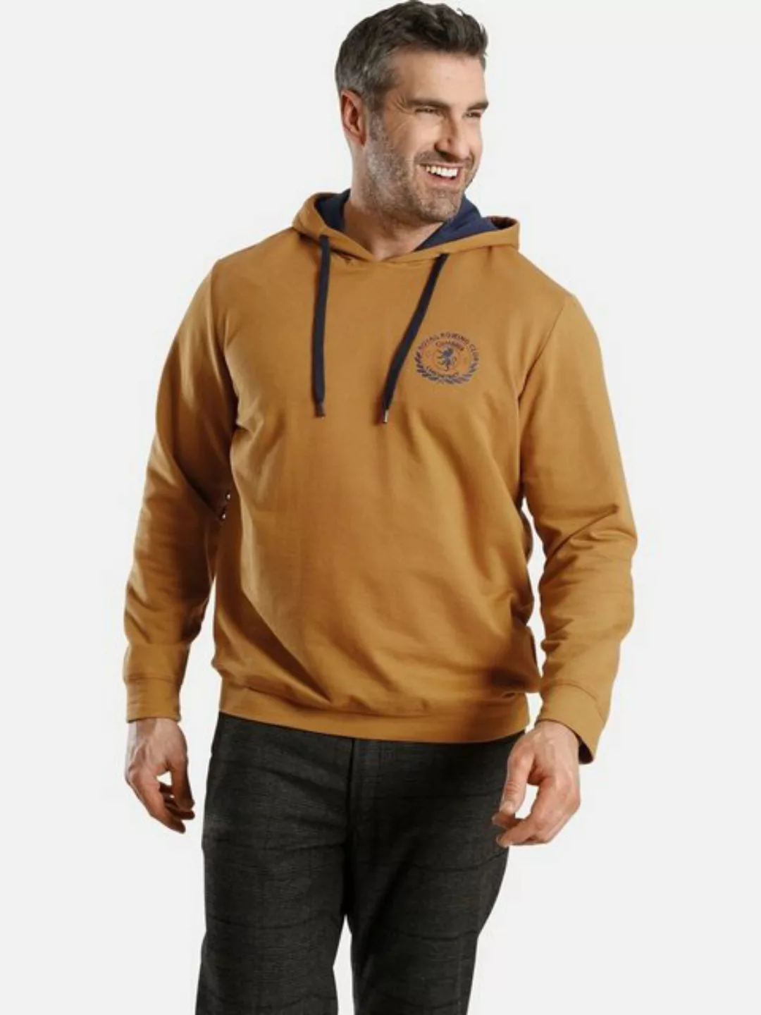 Charles Colby Kapuzensweatshirt EARL TODD mit farbigem Kapuzenfutter günstig online kaufen