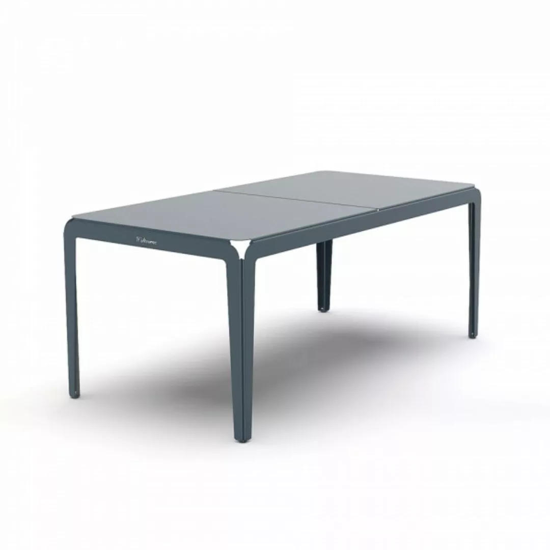 Bended Table / Outdoor Esstisch 180x90 grau/blau günstig online kaufen