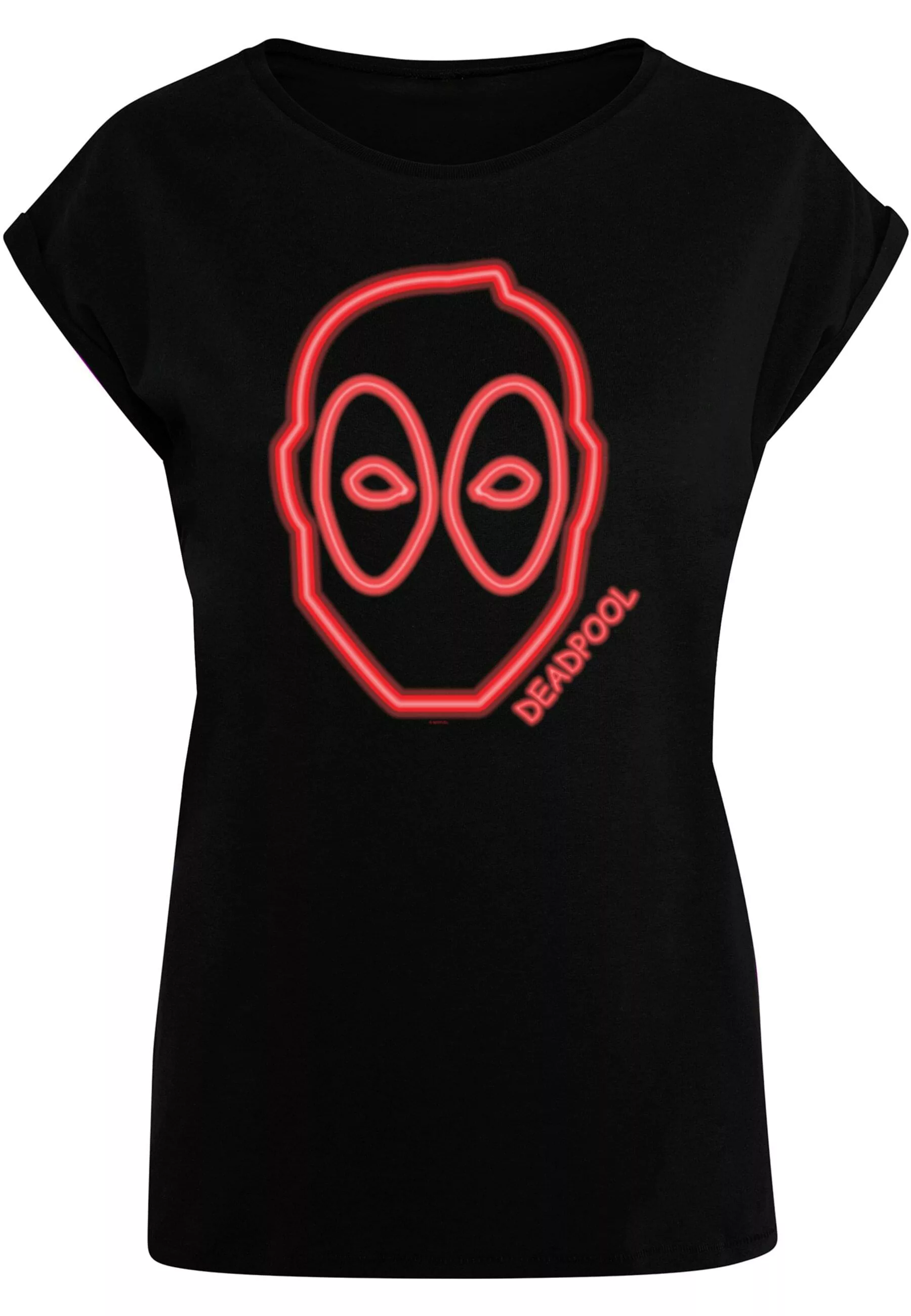 ABSOLUTE CULT T-Shirt "ABSOLUTE CULT Damen Ladies Deadpool - Neon Head T-Sh günstig online kaufen