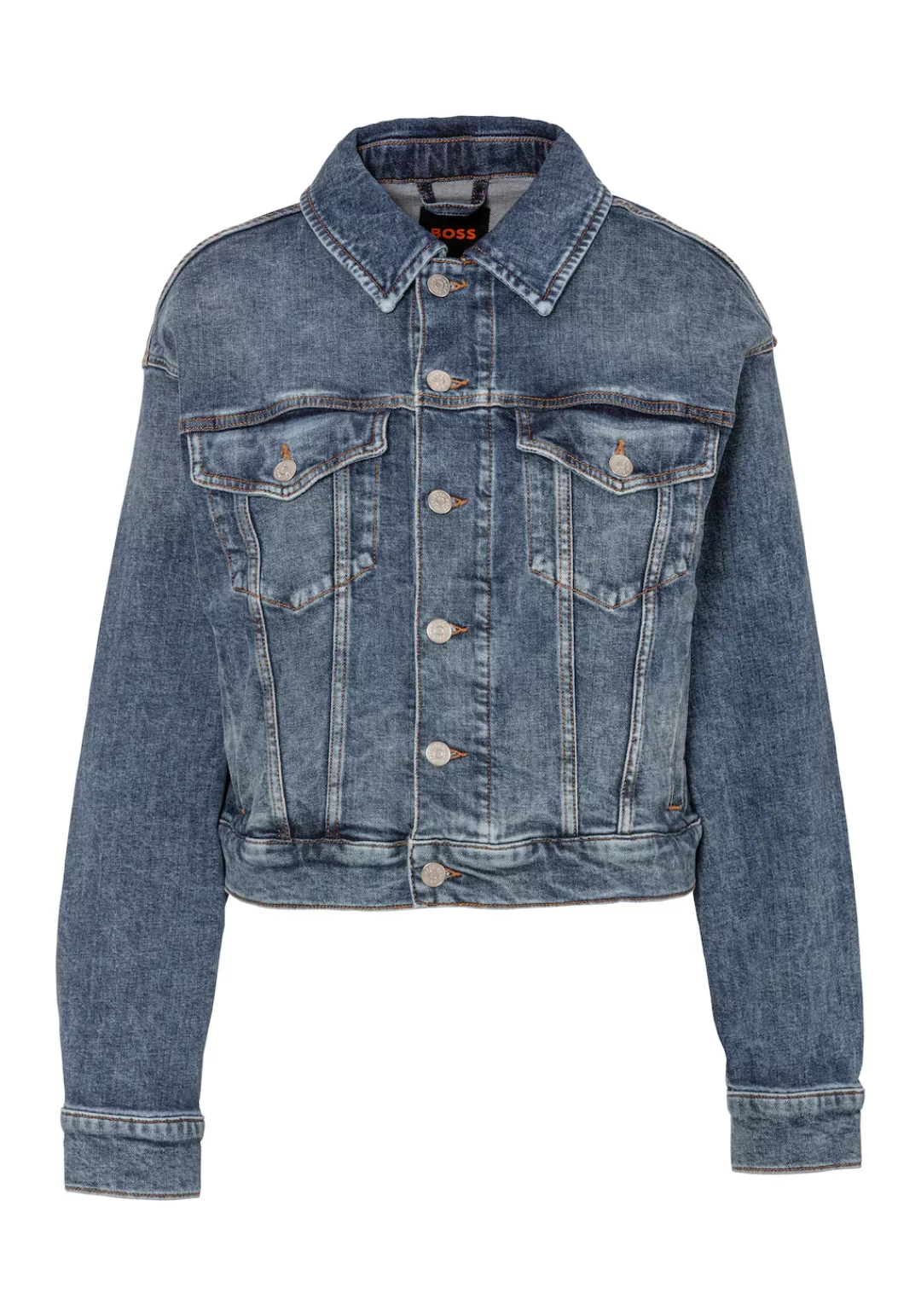 BOSS ORANGE Jeansjacke C_TRUCKER JACKET mit knöpfbaren Brusttaschen günstig online kaufen