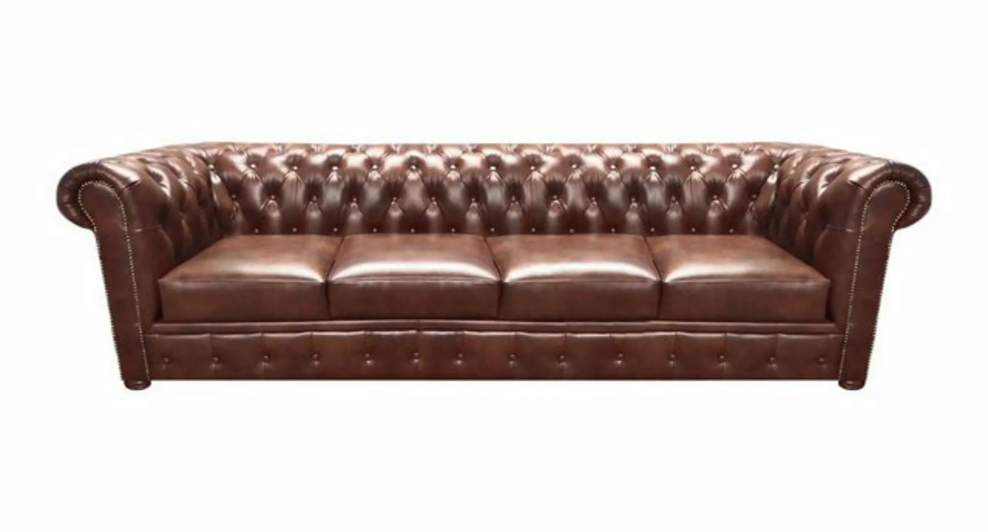 JVmoebel Chesterfield-Sofa Wohnzimmer Sofa Viersitzer Couch Polstermöbel Le günstig online kaufen