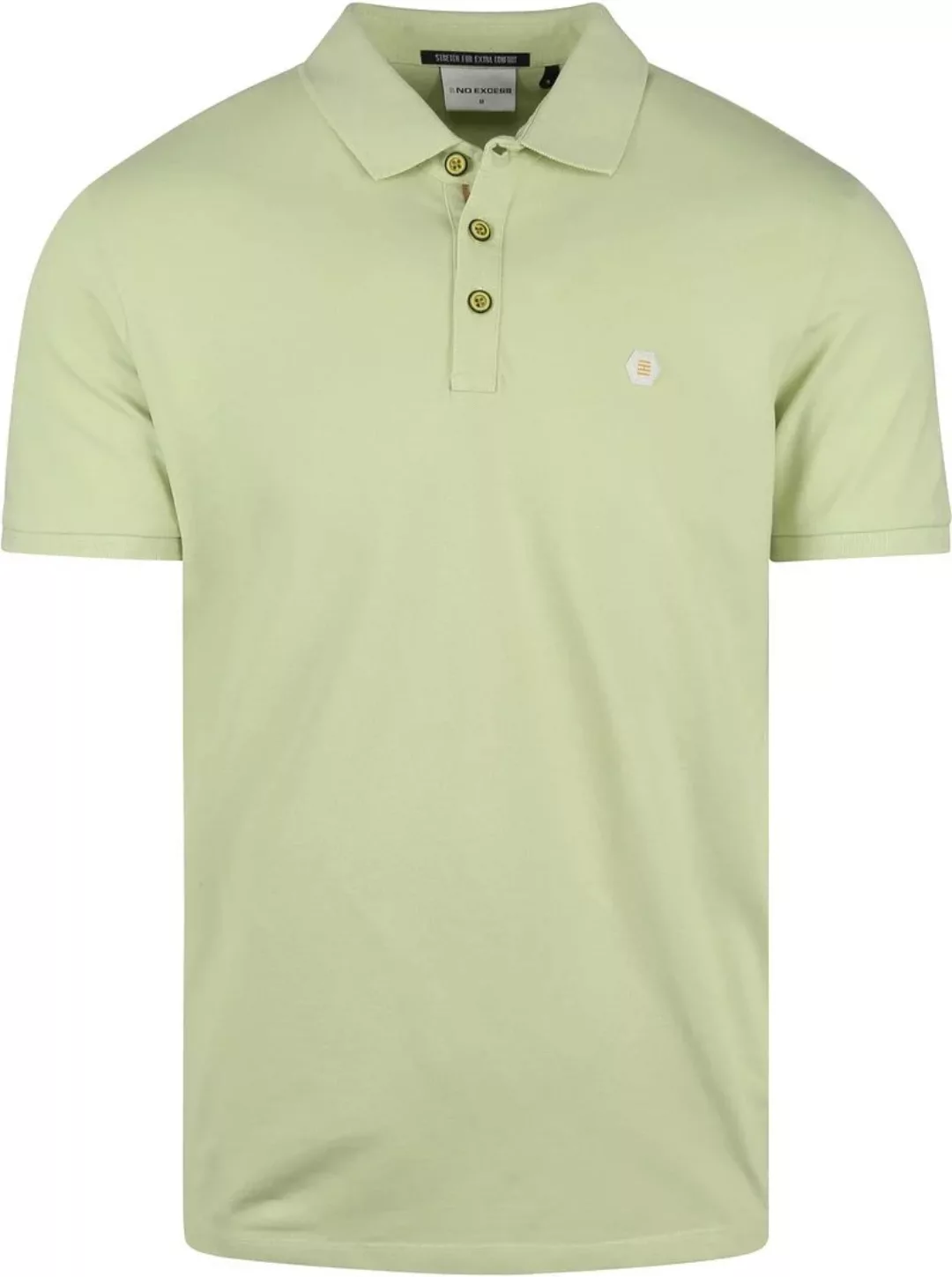 No Excess Polo Shirt Minzgrün - Größe M günstig online kaufen