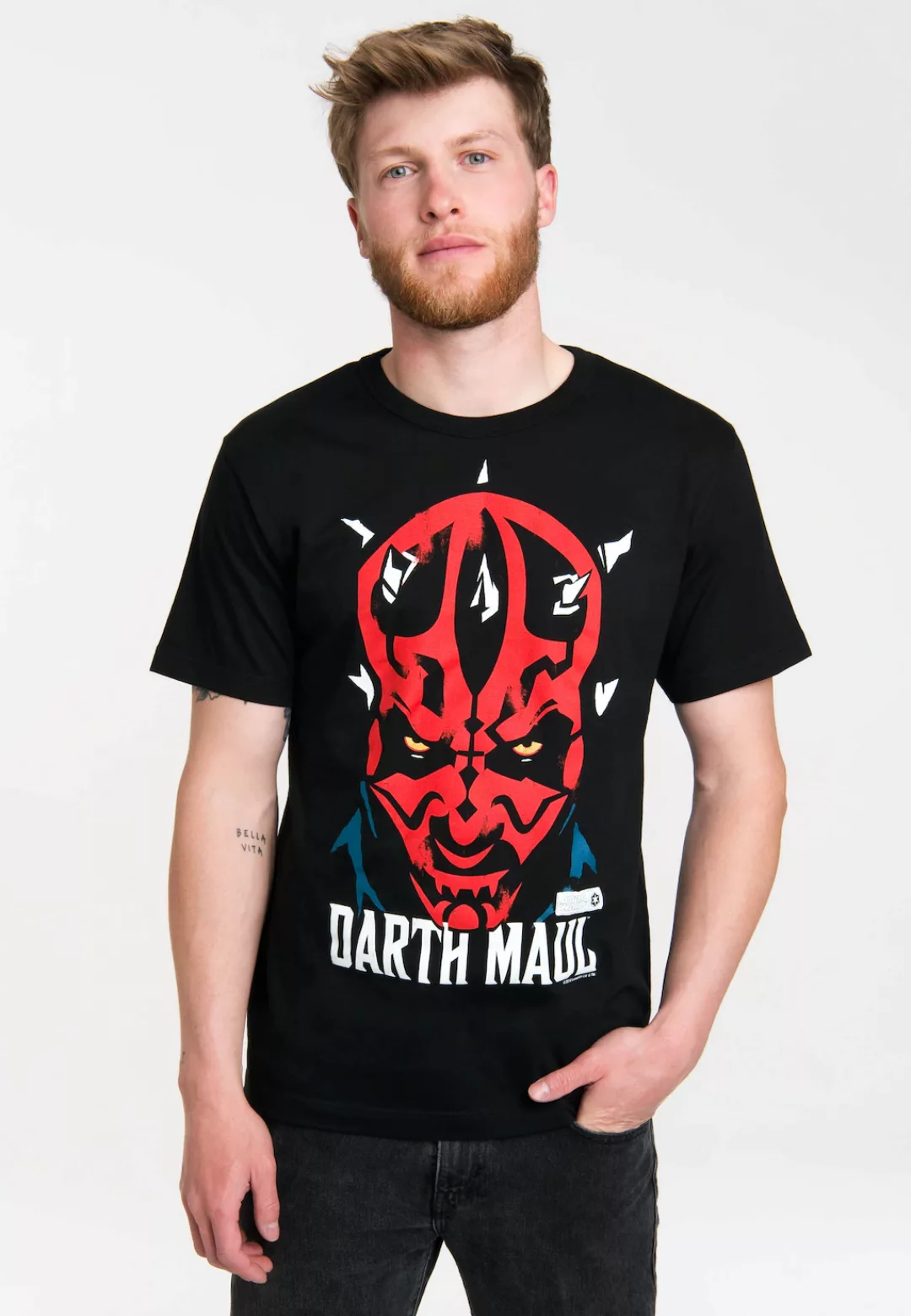 LOGOSHIRT T-Shirt "Darth Maul - Krieg der Sterne", mit Star Wars-Print günstig online kaufen