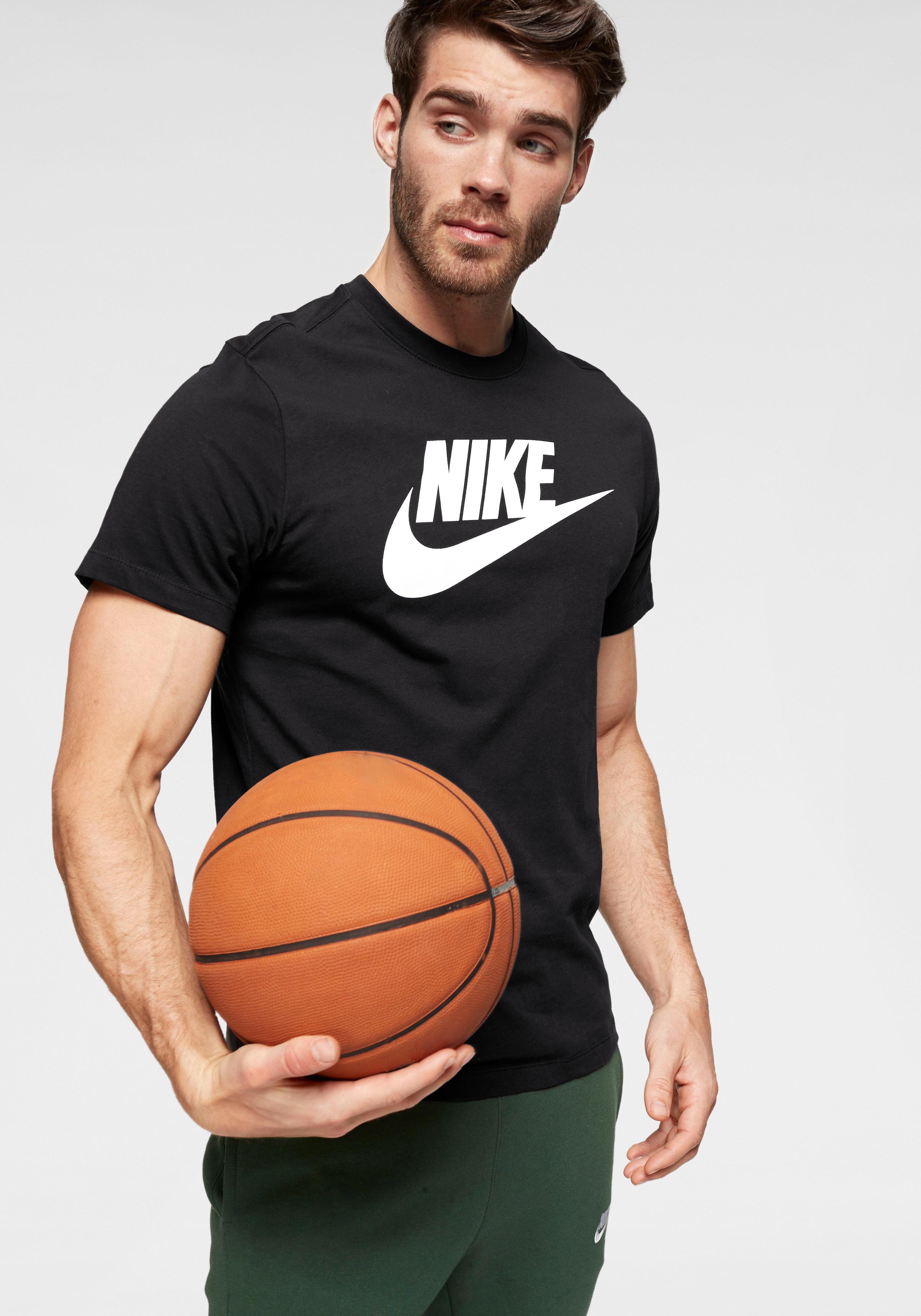 Nike Sportswear Icon Futura Kurzarm T-shirt 2XL Black / White günstig online kaufen