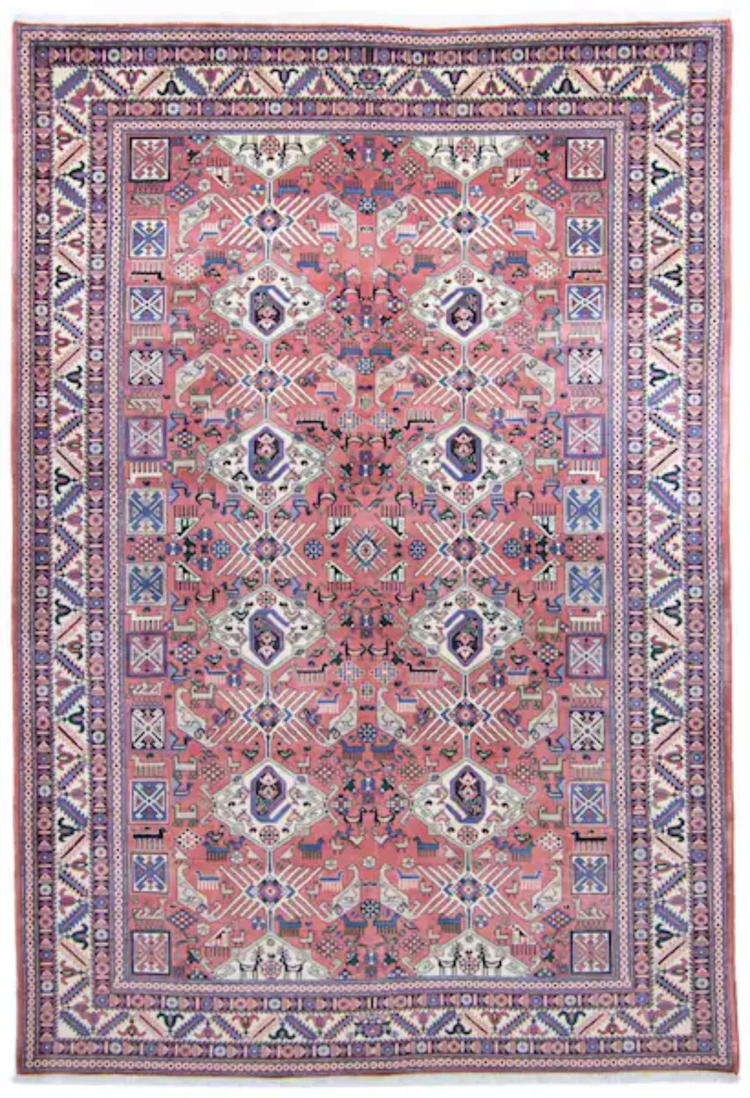 morgenland Wollteppich »Abadeh Nomadisch Rosso chiaro 297 x 198 cm«, rechte günstig online kaufen
