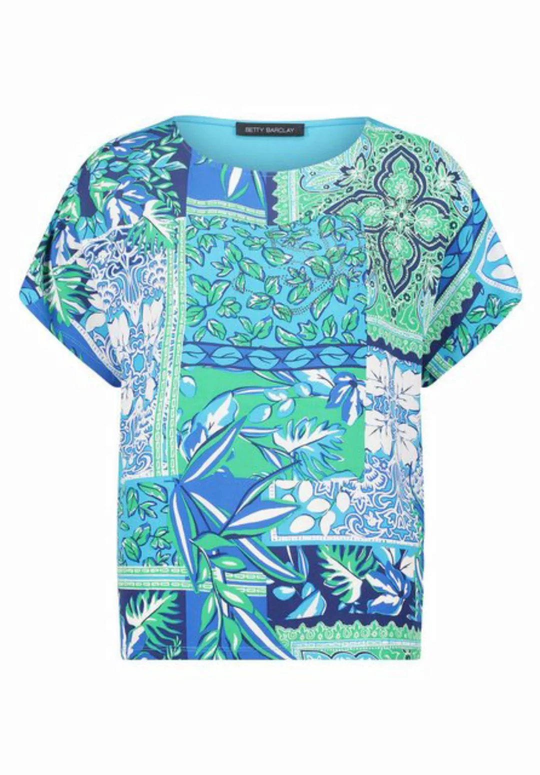 Betty Barclay T-Shirt Shirt Kurz 1/2 Arm, Blue/Green günstig online kaufen