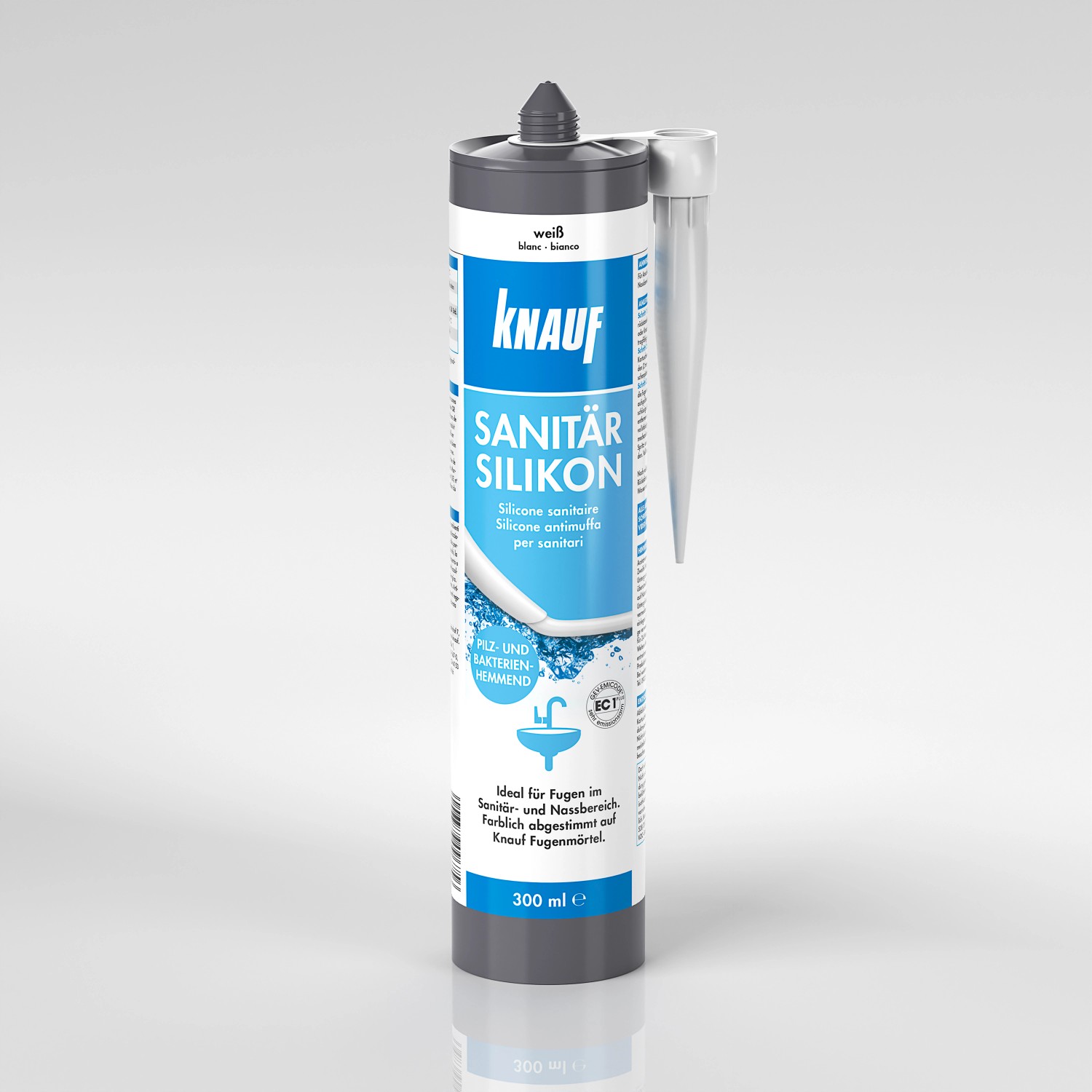 Knauf Sanitär-Silikon Weiß 300 ml günstig online kaufen