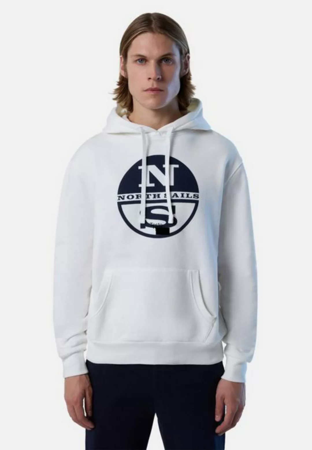 North Sails Kapuzensweatshirt Kapuzenpulli mit Maxi-Logo-Druck mit klassisc günstig online kaufen