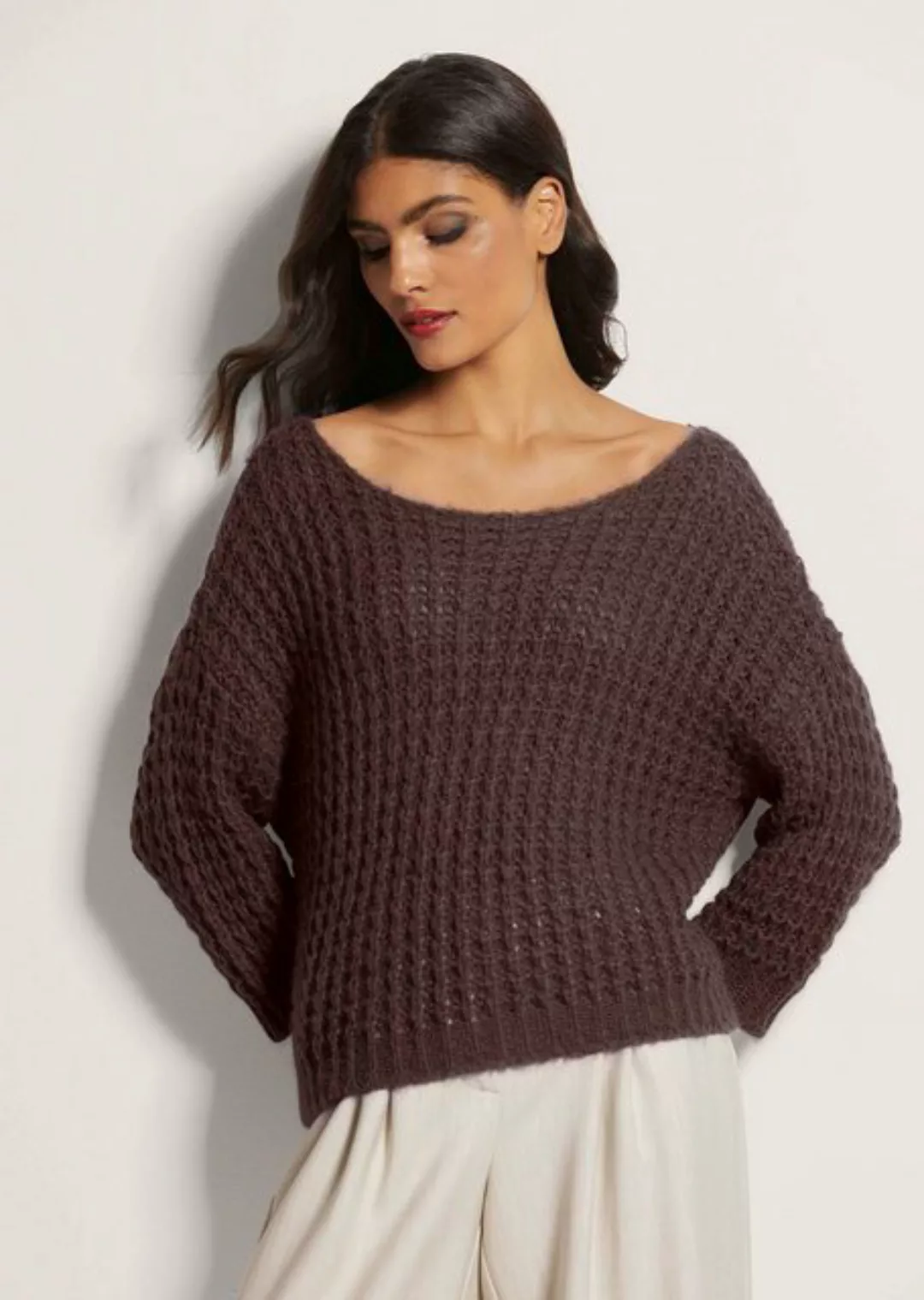 MADELEINE Strickpullover Pullover mit Pailletten günstig online kaufen